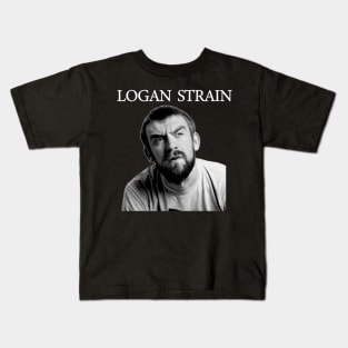 Logan Strain - Dark Colors Kids T-Shirt